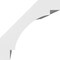 Ekena Millwork 5-in. W x 6-in. D x 6-in. H Merced Architectural Grade PVC Knee Brace BRCP05X06X06MRC - alternate 3